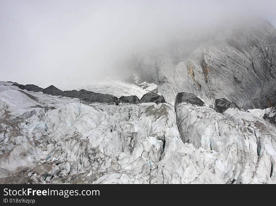 Yulong snow mountain shot in Yunnan, China. Yulong snow mountain shot in Yunnan, China