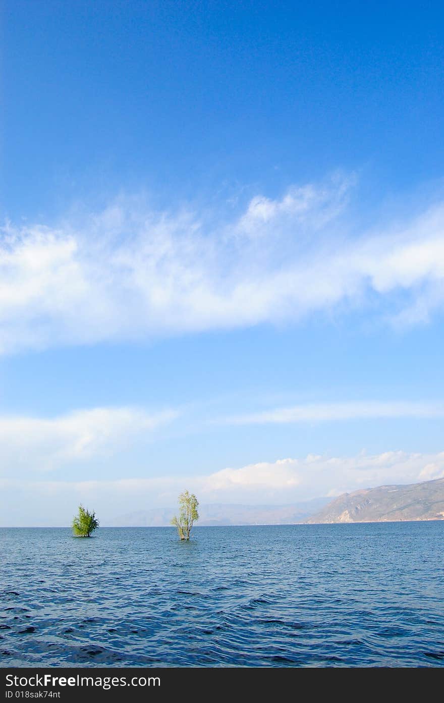 Er-Sea or Er-Lake of Dali, Yunnan, China