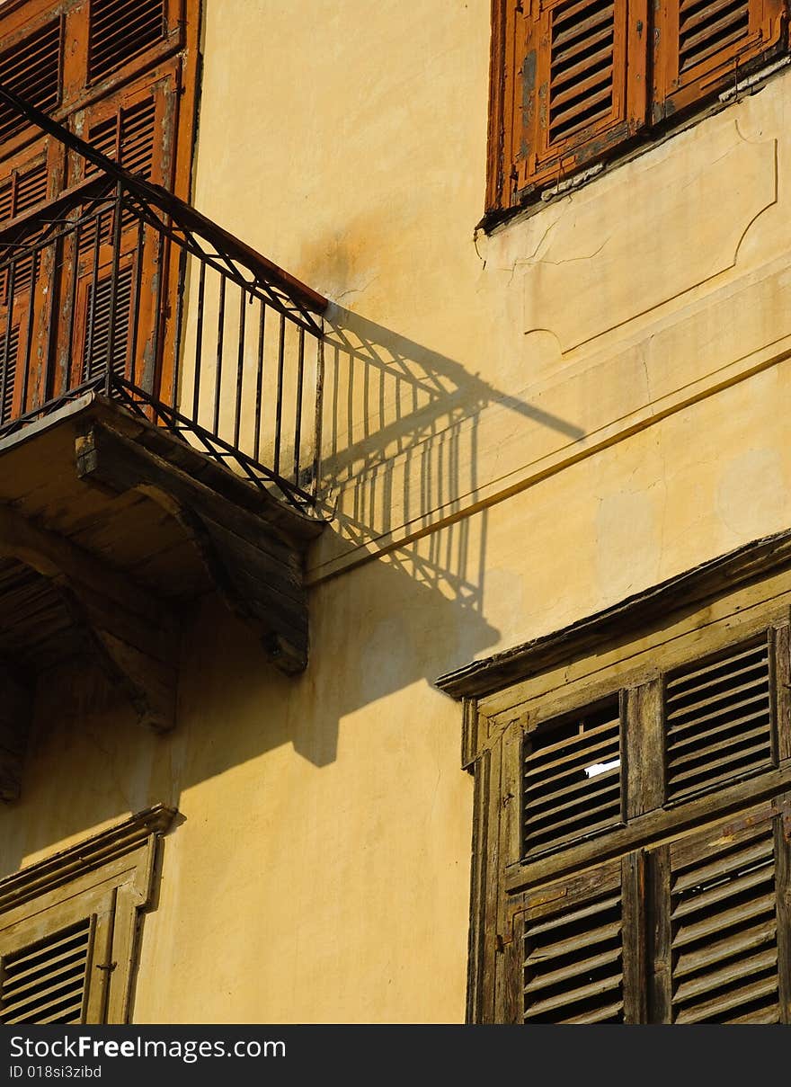 Shutters In Nafplio Old Town