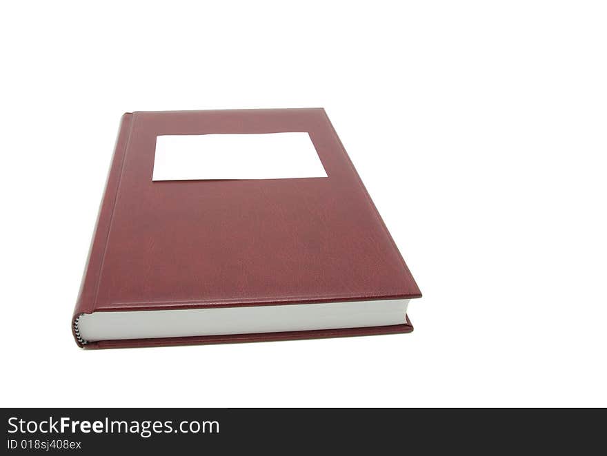 Notebook  isolated on a white background