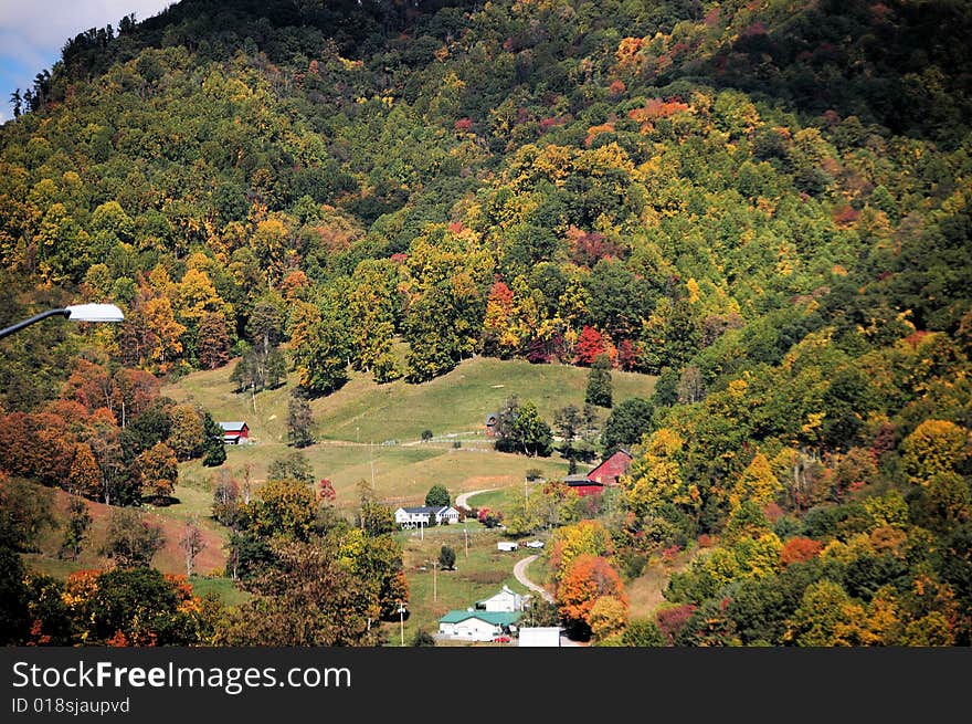 Mountain farm