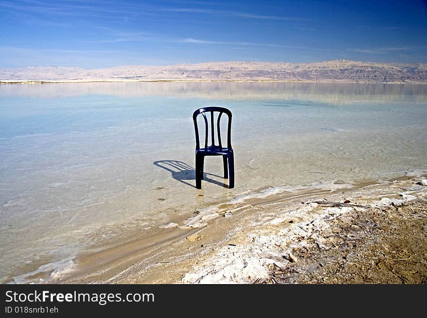 Strange landscape of Dead sea in Israel. Strange landscape of Dead sea in Israel