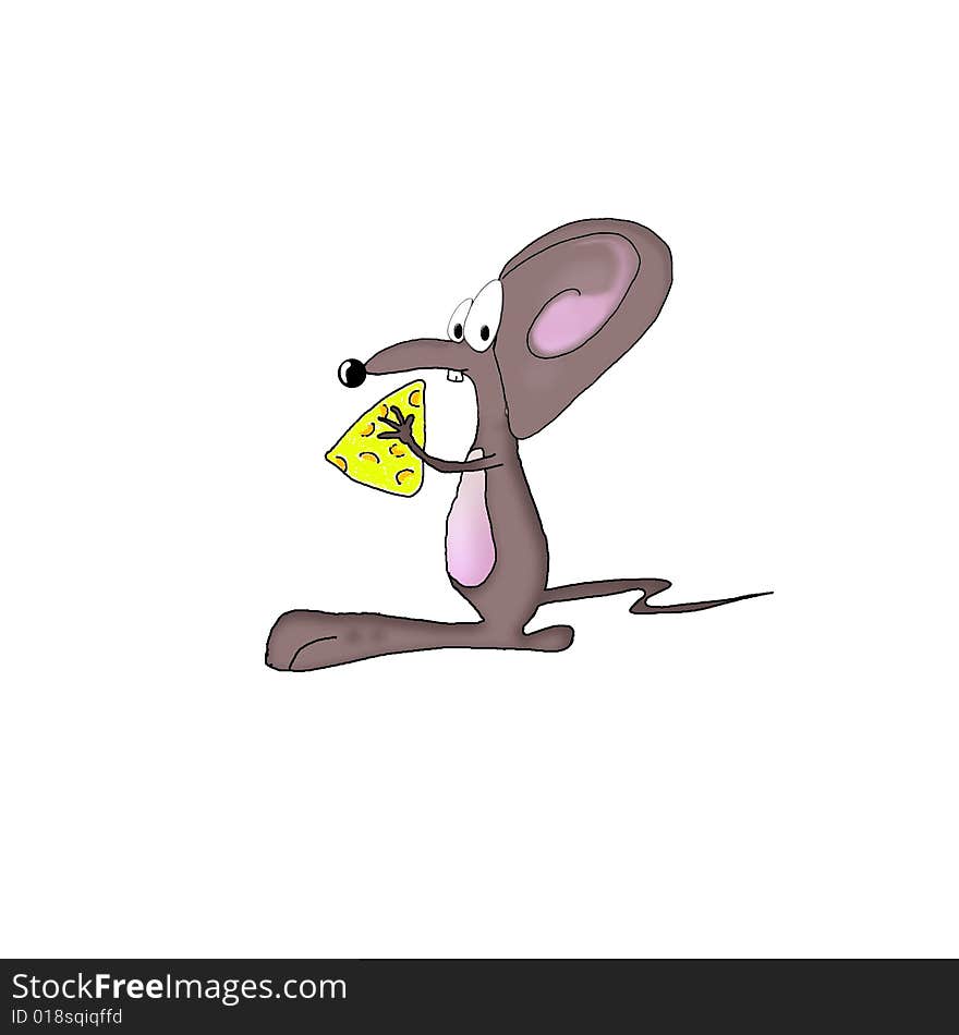 Mouse with cheese