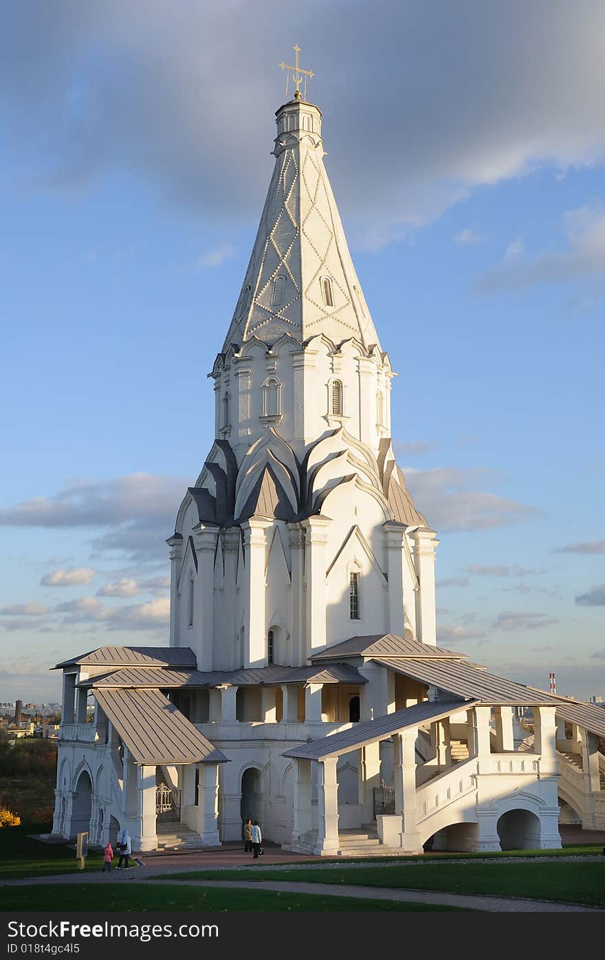 The church of Vozneseniya constructed in 1532