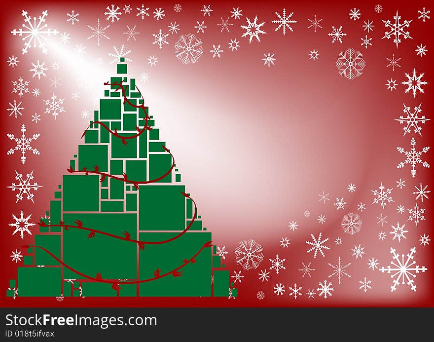 Decorative christmas tree