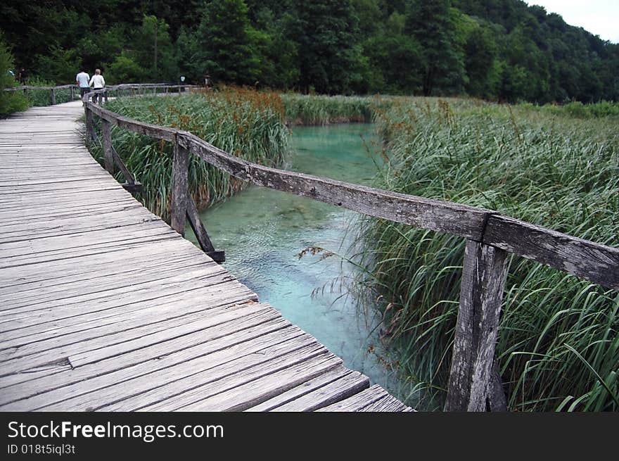 Wooden bridge