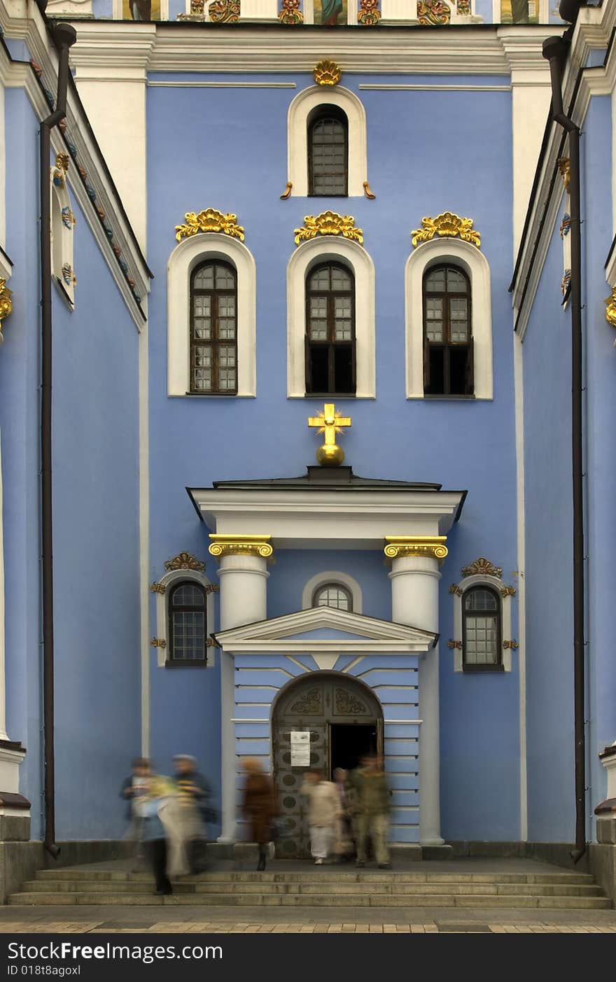 Entrance to Saint Mikhails Cathedral, Kyiv, Ukraine. Entrance to Saint Mikhails Cathedral, Kyiv, Ukraine.