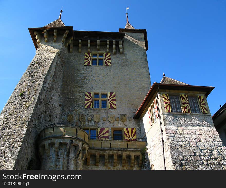 Chateau de Vaumarcus, Neuchatel, Switzerland