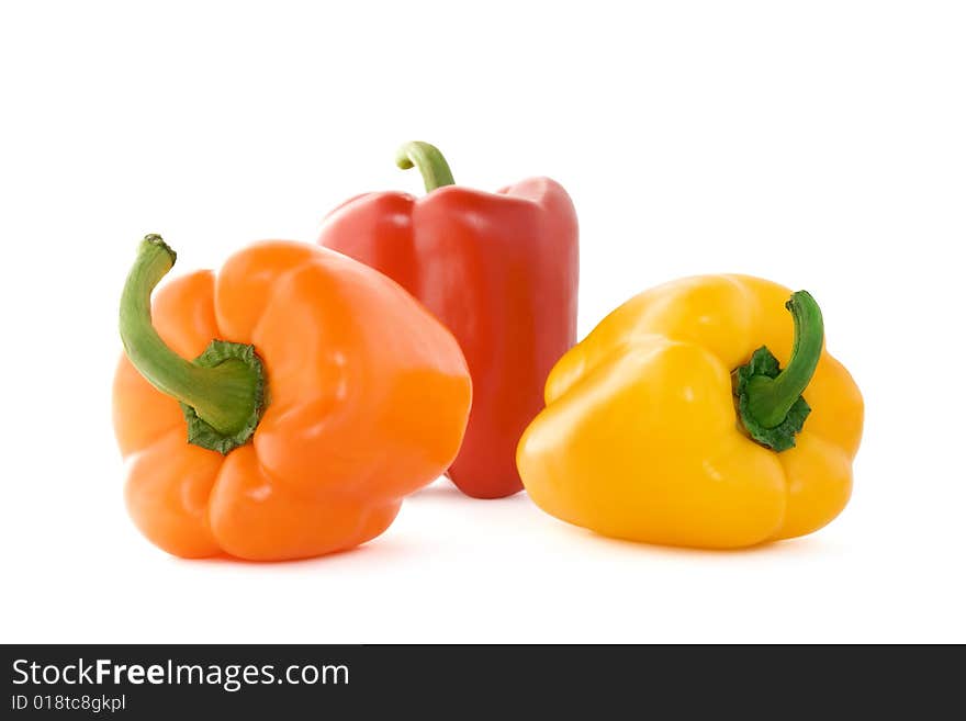 Three sweet peppers