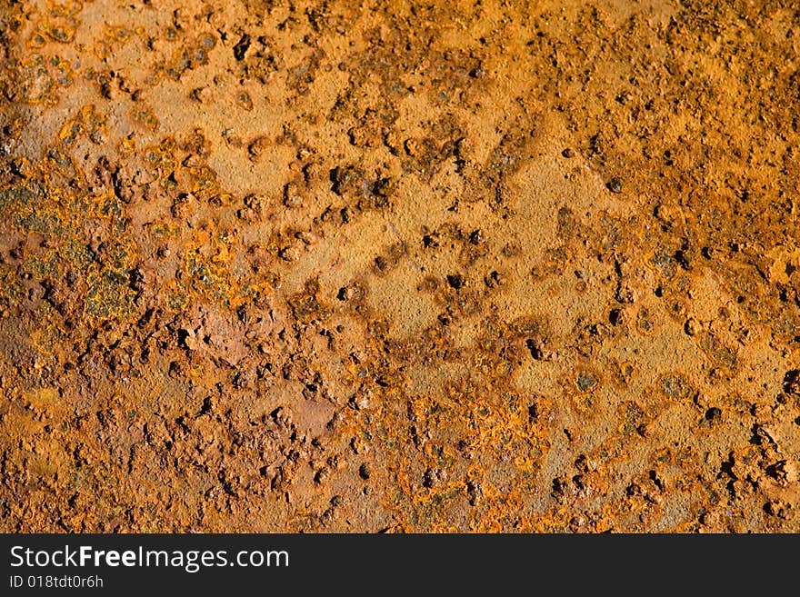 Old iron rusty surface. close up