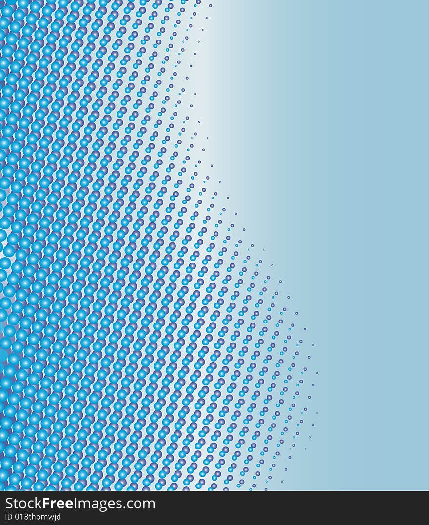 Futuristic halftone background