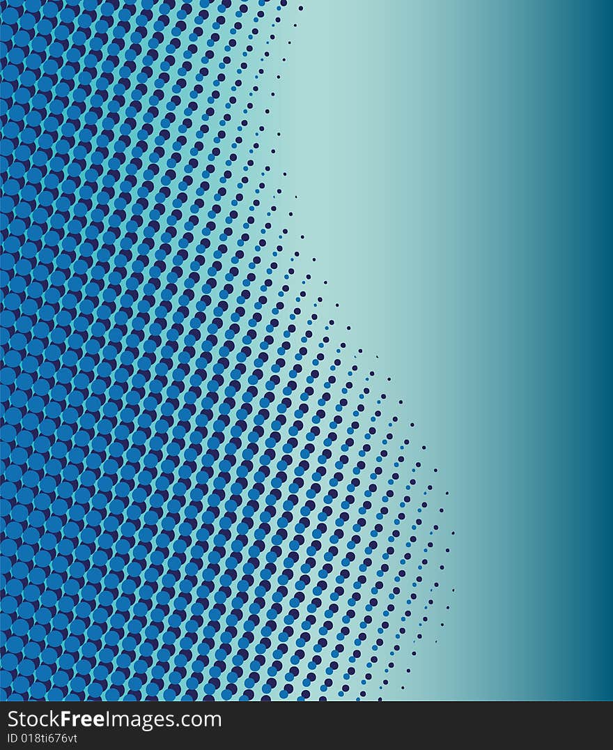 Futuristic Halftone Background