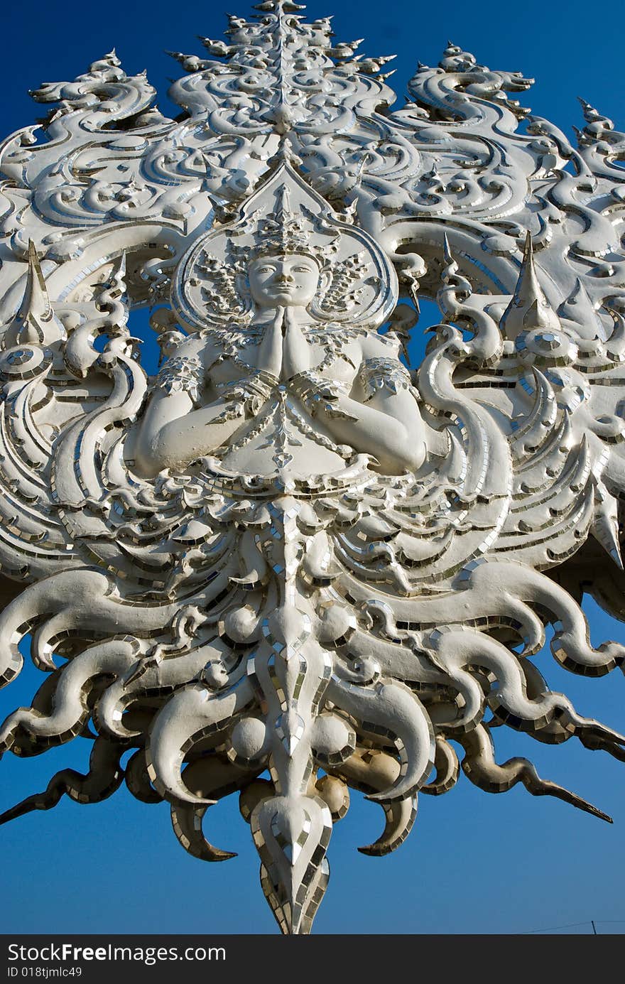 Buddha statue at White Temple in Chiang Rai, Thailandia. Buddha statue at White Temple in Chiang Rai, Thailandia.