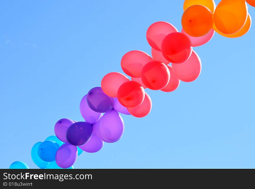 Balloon in the sky