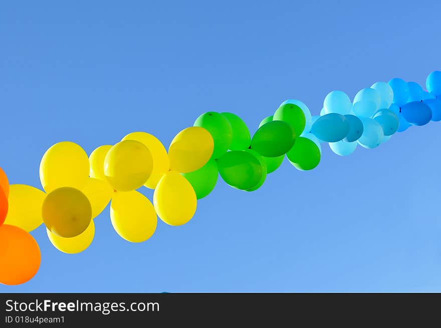 Balloon in the sky