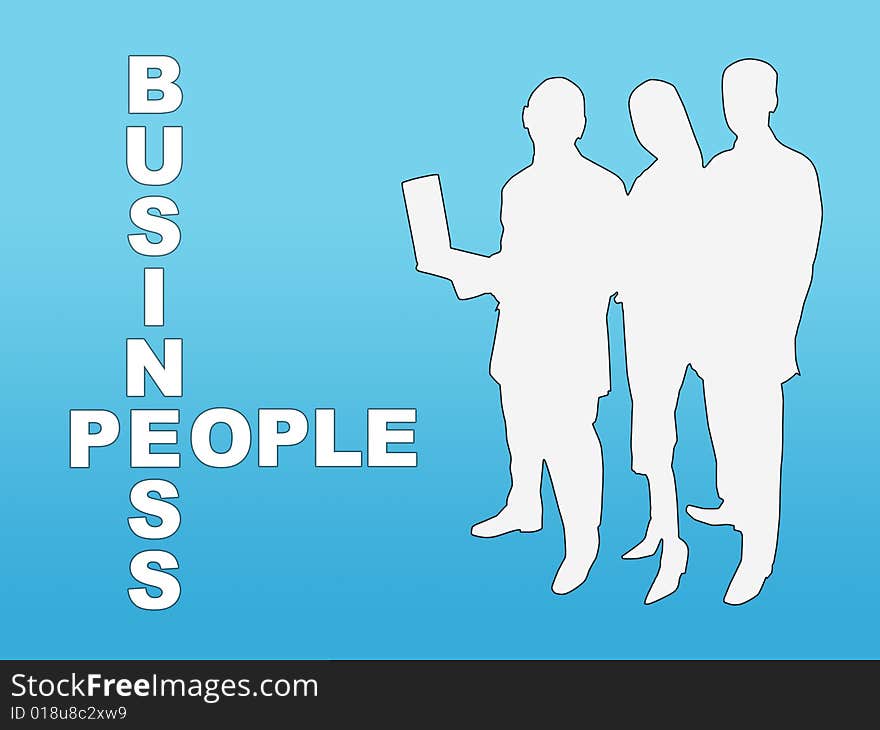 Business people silhouettes