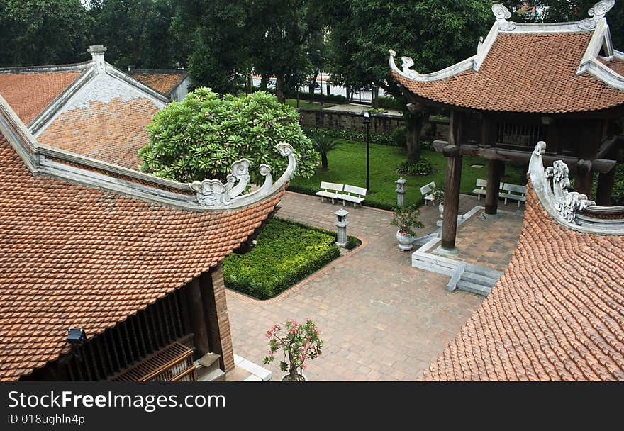 This was taken at the Temple of Literature in Hanoi. This temple is dedicated to Confucius, a Chinese philosopher who put much emphasis on learning. The dragon in Asia is associated with success and power. This was taken at the Temple of Literature in Hanoi. This temple is dedicated to Confucius, a Chinese philosopher who put much emphasis on learning. The dragon in Asia is associated with success and power.