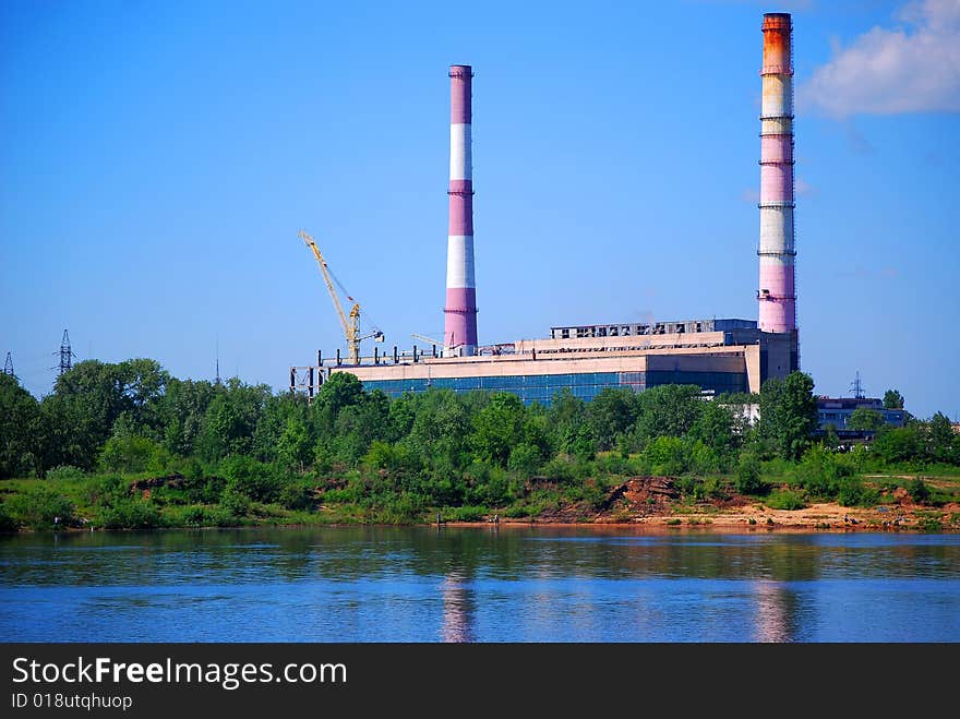 The plant on the River Volga