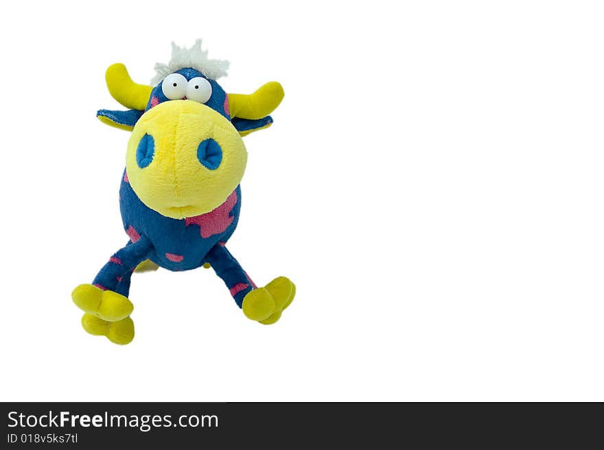 Soft toys bull, a symbol of 2009. Soft toys bull, a symbol of 2009