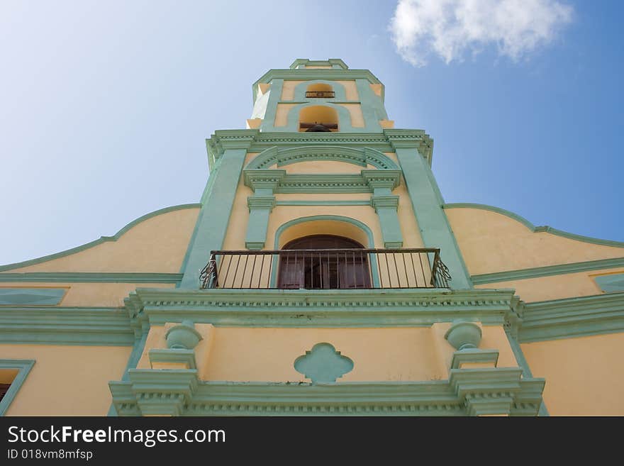 The bell tower of the Iglesia y Convento de San Francisco. Trinidad, Cuba. The bell tower of the Iglesia y Convento de San Francisco. Trinidad, Cuba.