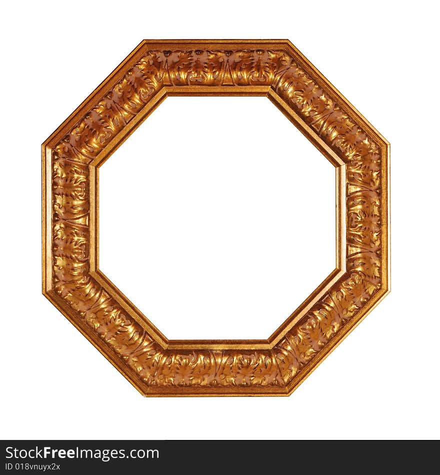 Antique frame with clipping path