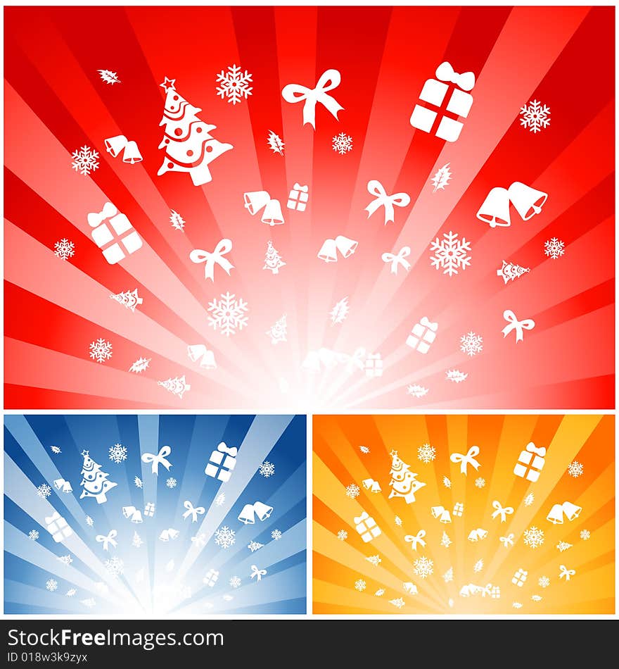 Abstarct christmas decoration background vector. Abstarct christmas decoration background vector