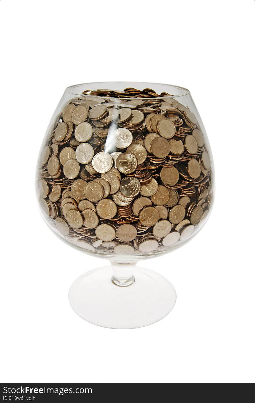 Glass With Money