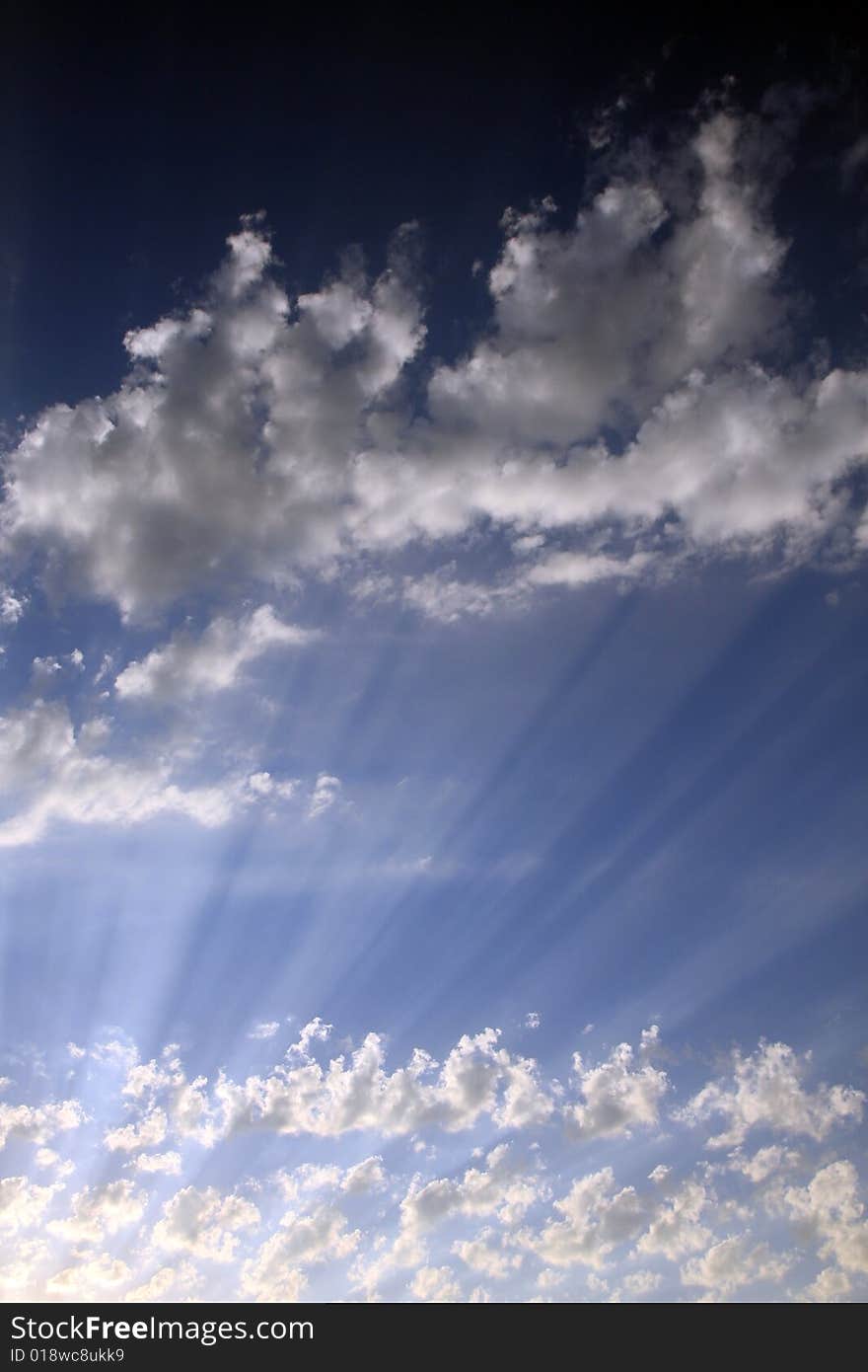 Clouds At Sunset.