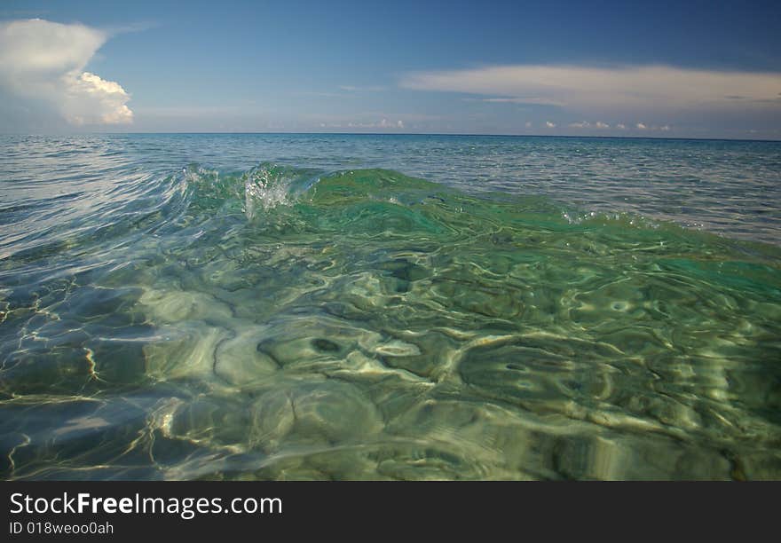 Waves at S.Margherita Beach