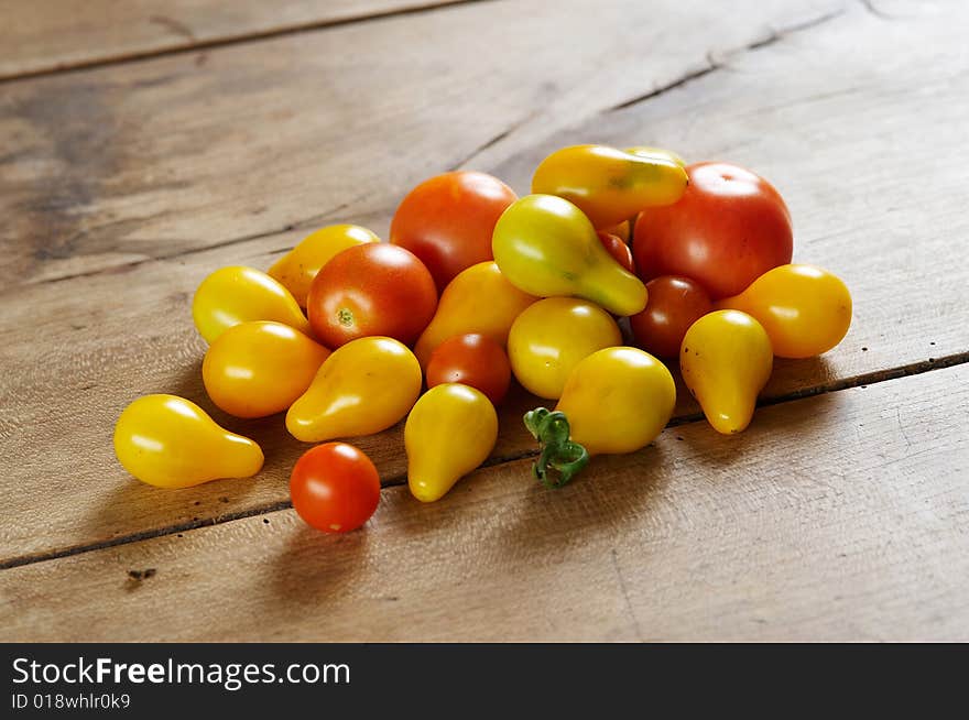 Group Of Different Tomato