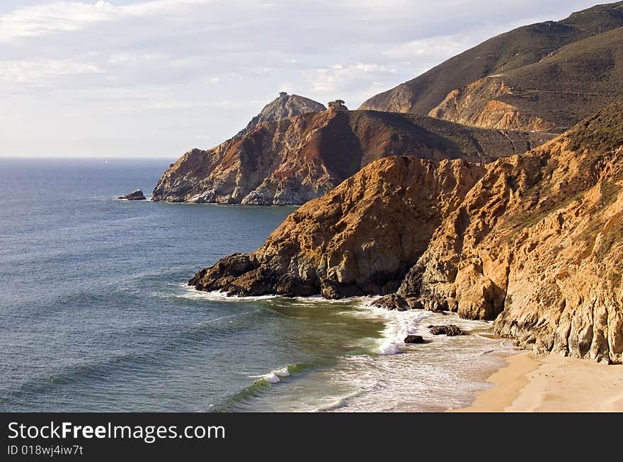 Northern California coastline in San Francisco Bay Area