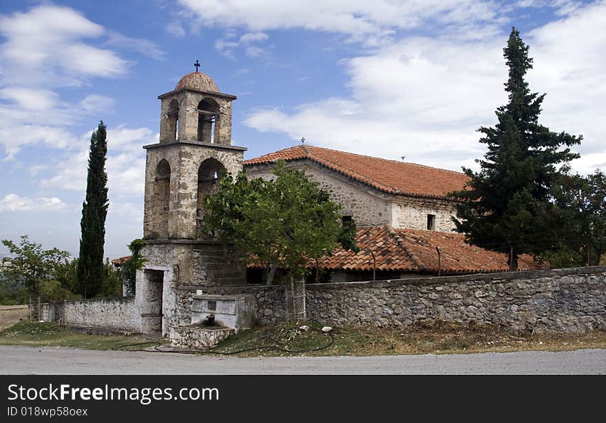 Old orthodox church in Greece