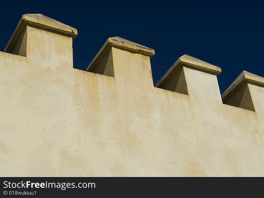 Wall around the Palace grounds