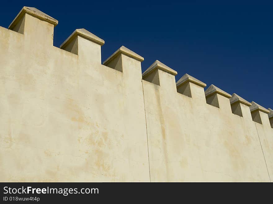 Wall around the Palace grounds