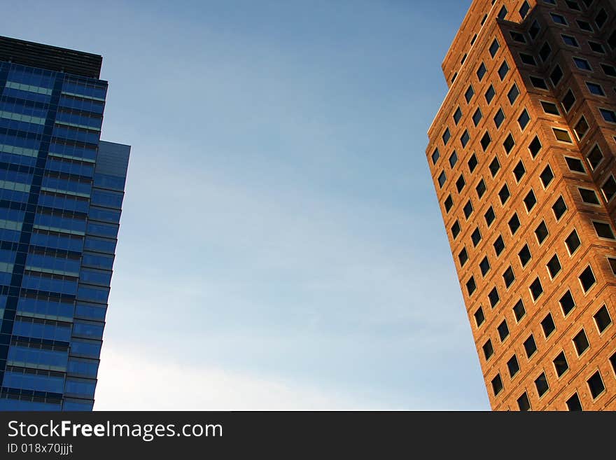 Two City Buildings