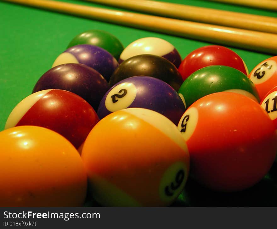 Pool balls