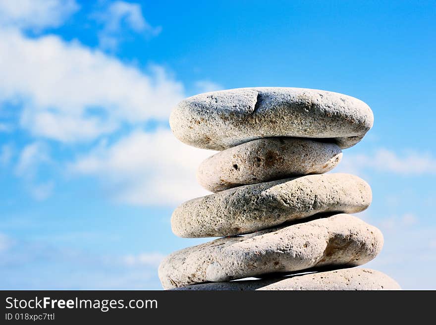 Stones against the sky