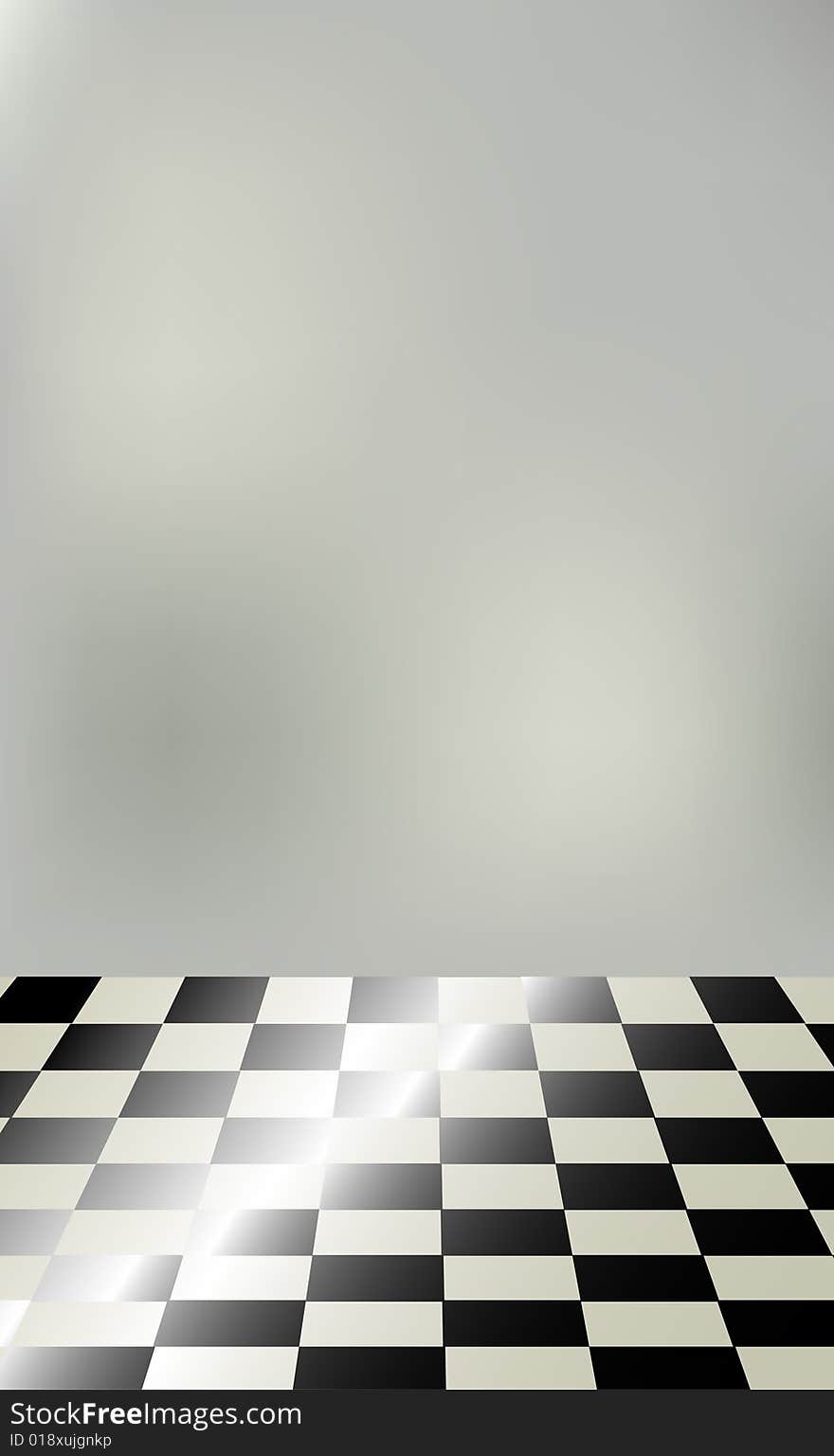 Chessboard floor