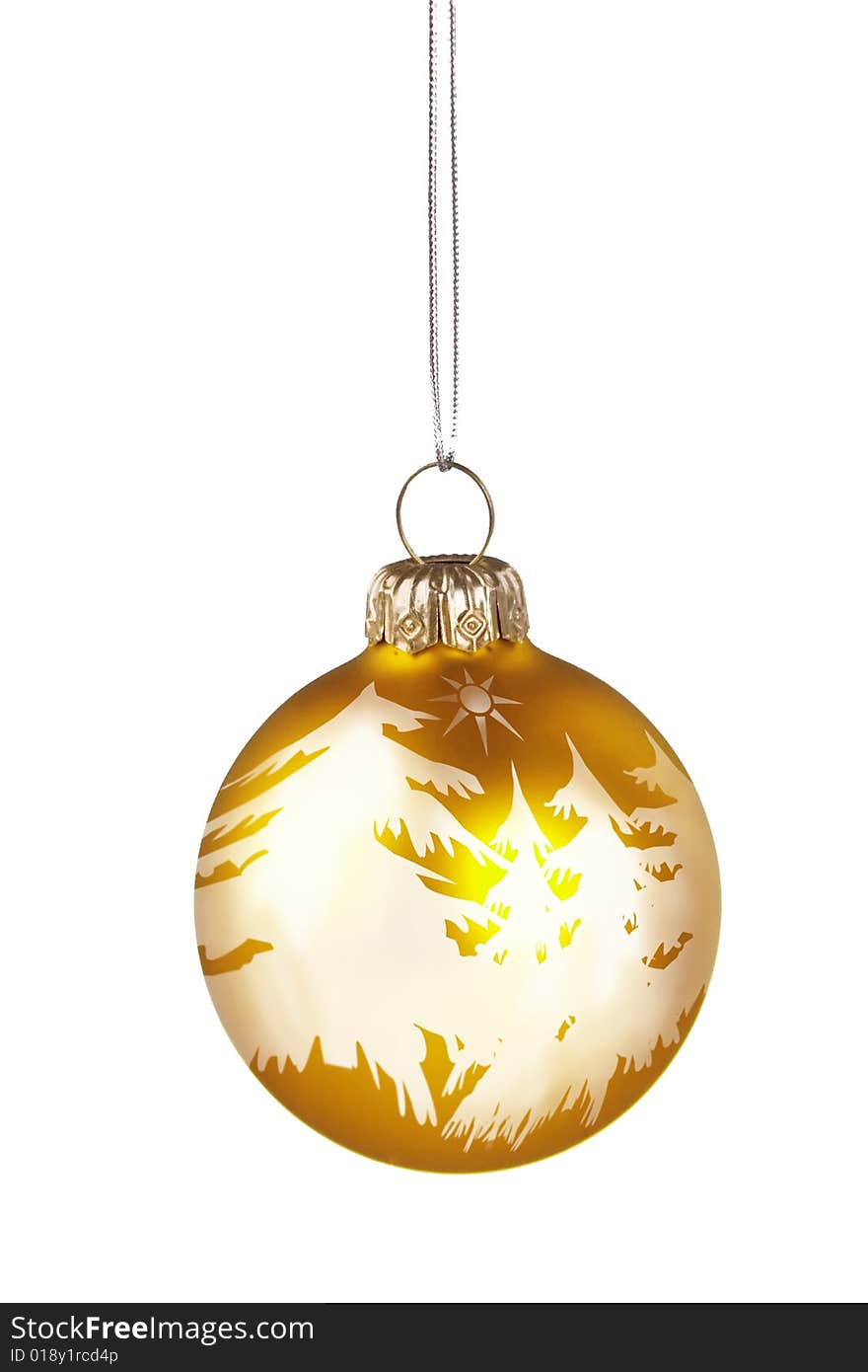 Christmas golden  ball