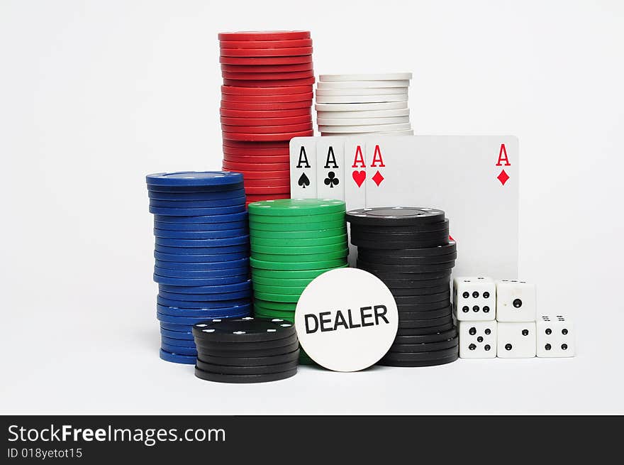 Casino poker chips