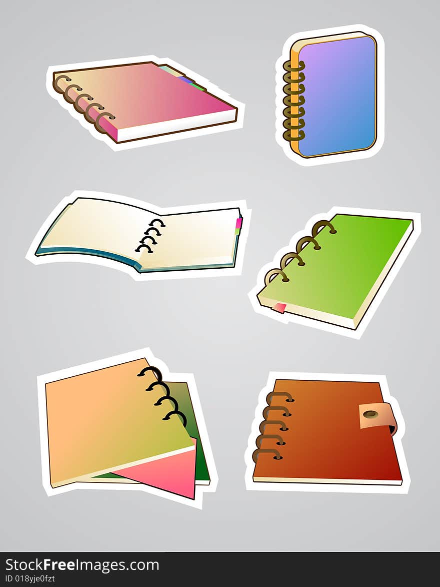 Many Note book in a vary look. Many Note book in a vary look