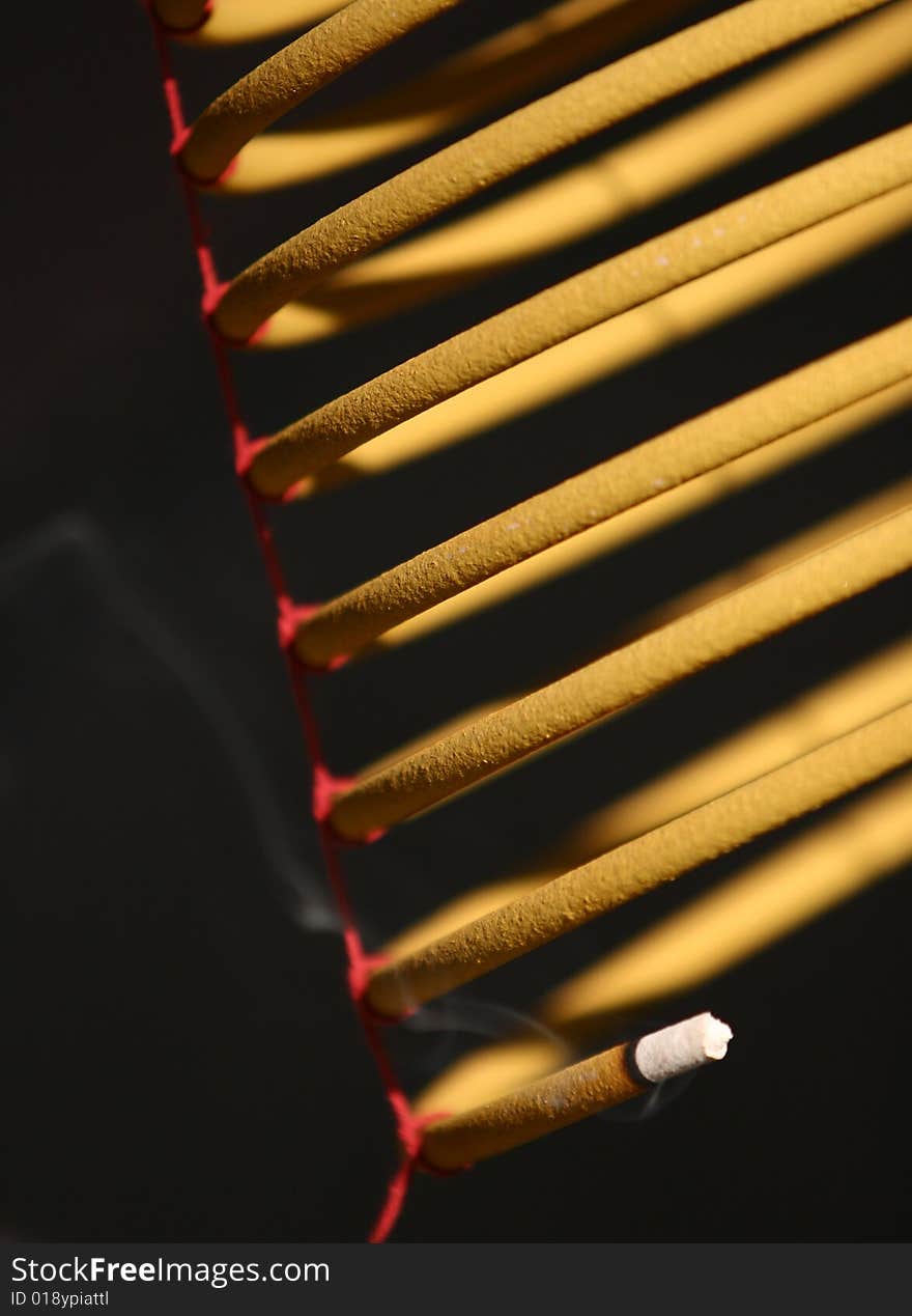 Incense  at a temple in china