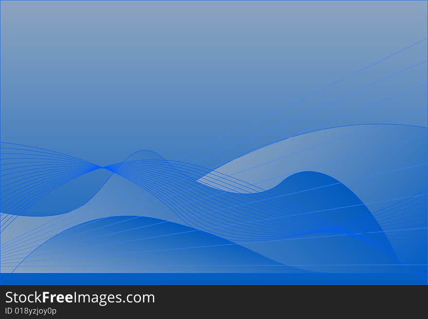 Abstract background of waves and lines