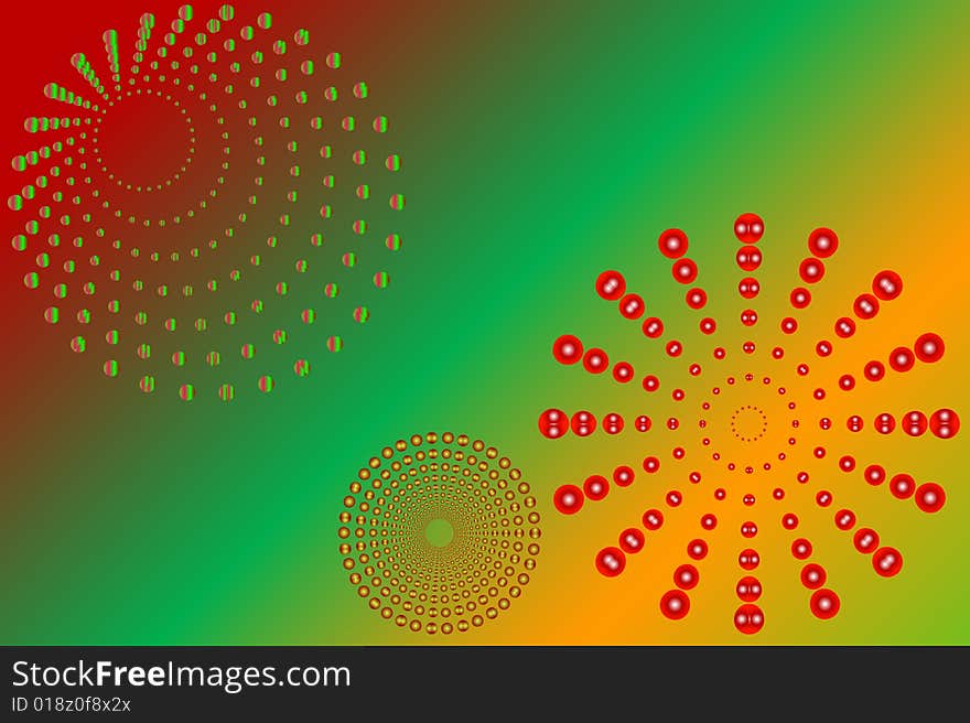 A background image of dots and circles. A background image of dots and circles