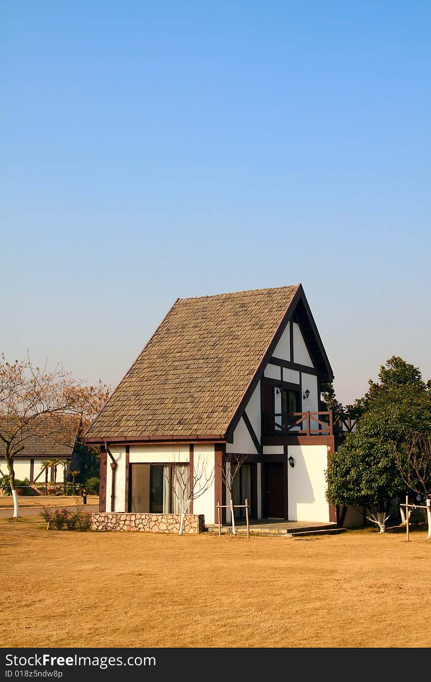 House in Residential area. Home