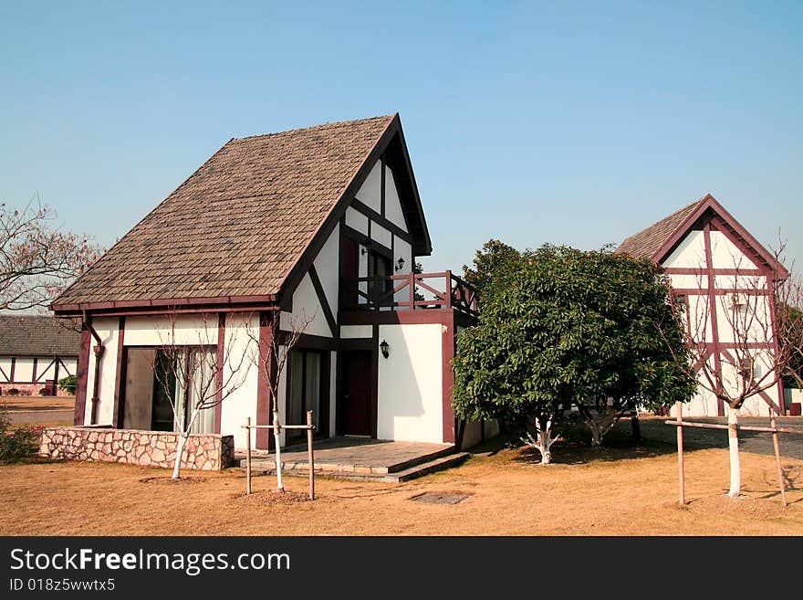 House in Residential area. Home