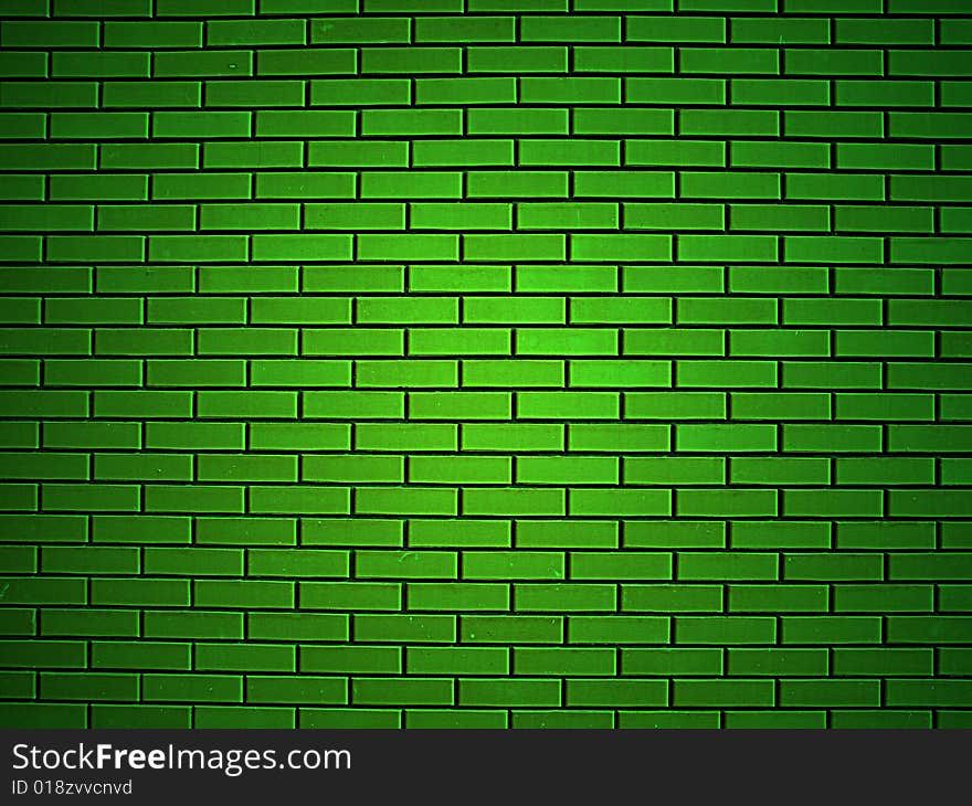 Background of wall from a red brick