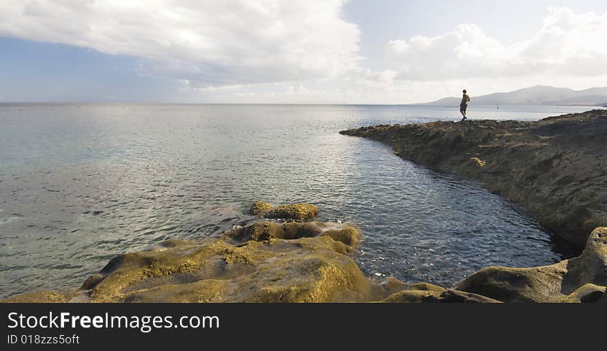 Sea landscape. This picture made at lanzarote island. Sea landscape. This picture made at lanzarote island