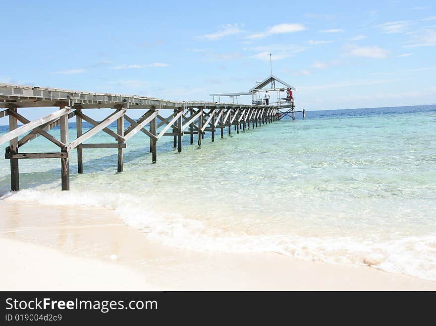 Pier at beach