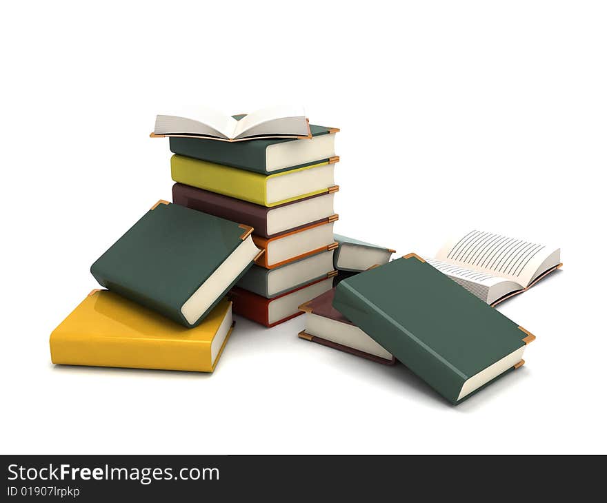 Isolated three dimensional pileup books